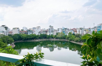 BÁN NHÀ MẶT HỒ ĐỐNG ĐA - Ở ĐẸP- KINH DOANH ĐẸP - THANG MÁY !